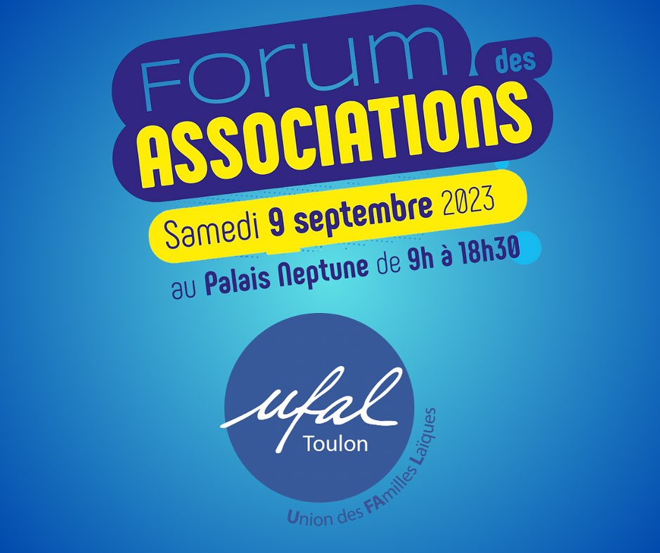 [Ufal Toulon] Au forum des associations, 9 septembre, Toulon @ Palais des Congrès Neptune