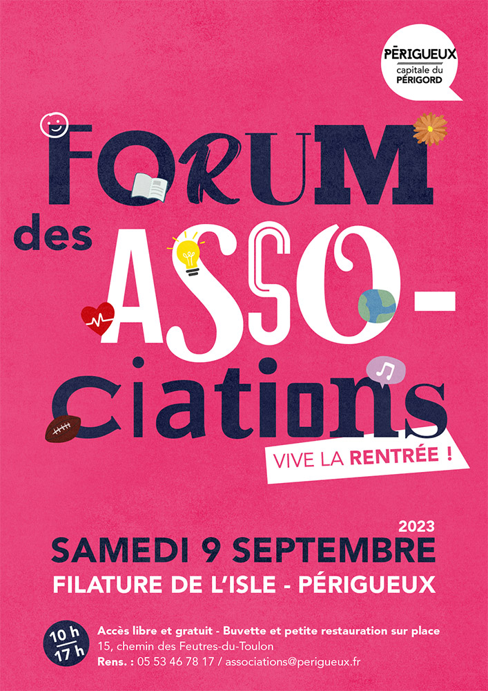 [Ufal 24] Au forum des associations, 9 septembre, Périgueux @ Périgueux - Filature de l'Isle